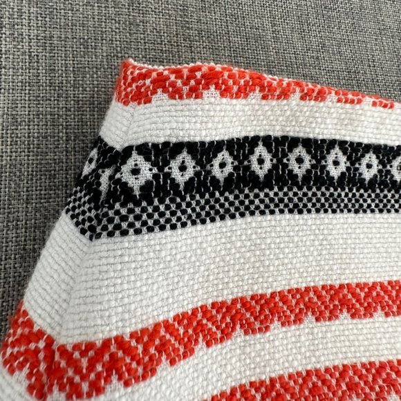 LOFT Woven Skirt‎ Striped Size 6 Shell: 100% Cotton Lined Zipper Closure Boho - Picture 3 of 12